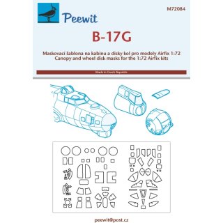 1:72 Peewit Boeing B-17G Flying Fortress ( for  Airfix kits)