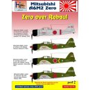 Mitsubishi A6M2 Zero over Rabaul, Pt…