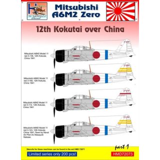 Mitsubishi A6M2 12th kokutai over Chin…