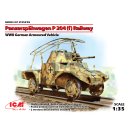 1:35 Panzerspähwagen P204(f) Railway WWII German...