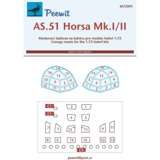 1:72 Peewit Airspeed AS.51 HORSA Mk.I/II ( for  Italeri kits)