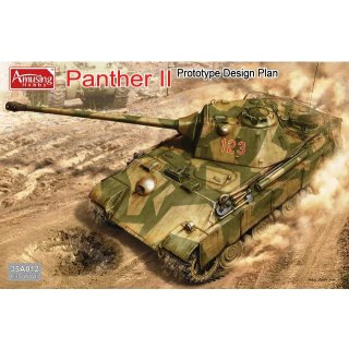 1/35 Panther II Prototype Design Plan German Tank WWII