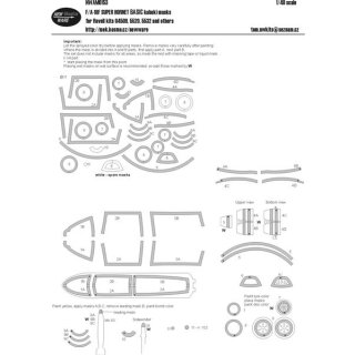 1:48 New Ware Boeing F/A-18F Super Hornet BASIC set (for  Revell kits)