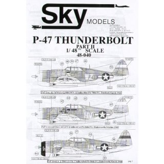 Republic P-47C/P-47D Thunderbolt Bubbl…