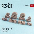 Mil Mi-8 (Mi-17) wheels set (1/48) (de…