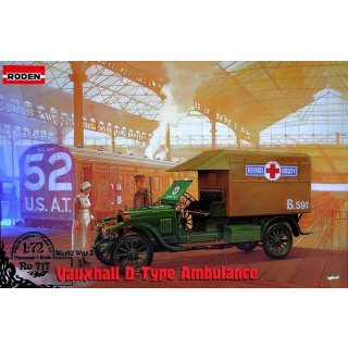 1:72 Vauxhall D-type Red cross