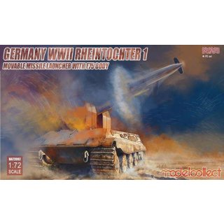1:72 Modelcollect Germany WWII Rheintochter 1 movable Missile launcher with E75 body