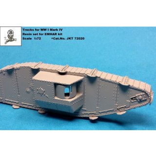 Tracks for WWI tank Mark IV with grous…