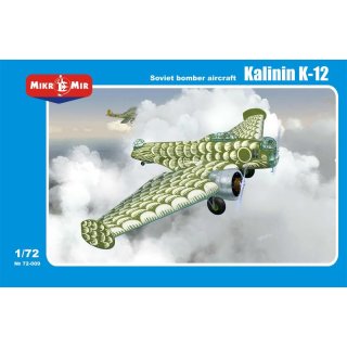 1/72 Micro-Mir Kalinin K-12 (includes a decal for the…