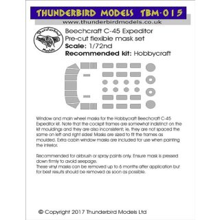 1/72 Thunderbird Models Beech 18 (designed to be used with Hobbycraft kits) [Beec…