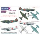 1/32 Montex Mikoyan MiG-3 late version 2 canopy mask...