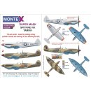 1/32 Montex Supermarine Spitfire Mk.VIII 2 canopy mask...