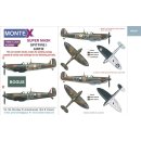 1/24 Montex Supermarine Spitfire Mk.I 2 canopy mask...