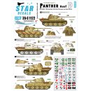 1/35 Star Decals SS-Panthers # 6. Pz.Kpfw.V Ausf.D...