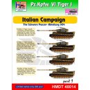1/48 H-Model Decals Pz.Kpfw.VI Ausf.E Tiger I Italian...