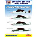 1/72 H-Model Decals Heinkel He-162A-2 in Luftwaffe...