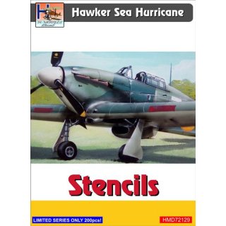 1/72 H-Model Decals Hawker Sea Hurricane stencils (set for 2 a/c)
