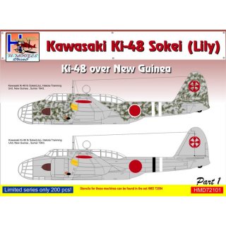 1/72 H-Model Decals Kawasaki Ki-48-II over New Guinea, Pt.1