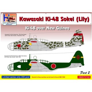 1/72 H-Model Decals Kawasaki Ki-48-II over New Guinea, Pt.2