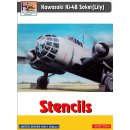 1/72 H-Model Decals Kawasaki Ki-48-II Lily stencils (set...