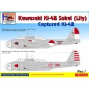 1/72 H-Model Decals Kawasaki Ki-48-II Captured Lilys, Pt.1