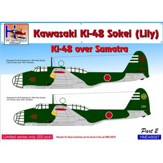 1/48 H-Model Decals Kawasaki Ki-48-Ib/Ki-48-IIb over Sumatra, Pt.2