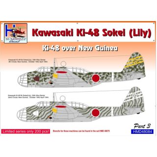 1/48 H-Model Decals Kawasaki Ki-48-Ib/Ki-48-IIb over New Guinea, Pt.3