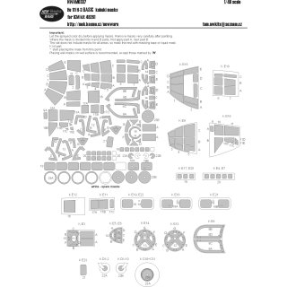 1:48 New Ware Heinkel He-111H-3 BASIC kabuki masks all windows and clear parts,…
