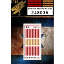 1/48 HGW Remove Before Flight - Israel both sides printed...