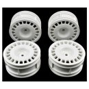 1:10 Rally Dish Wheel white (4) 26mm/+2