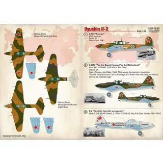 1/72 Print Scale Ilyushin Il-2/Il-2M3/Il-2T