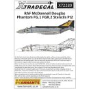 1/72 Xtradecal McDonnell-Douglas FG.1 and FGR.2 Phantom RAF stencil data Part 2 for grey aircra…