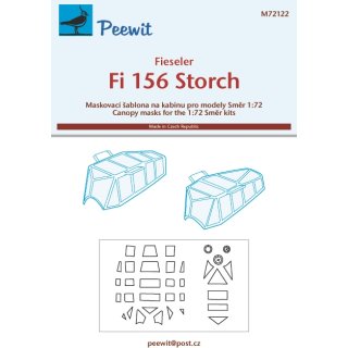 1:72 Peewit Fieseler Fi-156C Storch-( for  Heller and Smer kits)