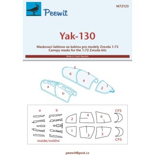 1:72 Peewit Yakovlev Yak-130 ( for  Zvezda kits)