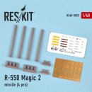 1/48 ResKit Matra R-550 Magic-2 missile (4 pcs) (Dassault...