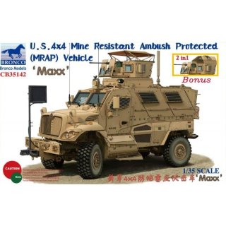 1/35 Bronco Models U.S. 4x4 Mine Resistant Ambush Protected (MRAP) vehicle M…