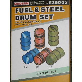 1/35 Hero Hobby Kits Fuel & Steel Drum set