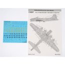 1/72 Foxbot Decals Boeing B-17 Flying Fortress Stencils...