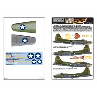 1/72 Kits-World Boeing B-17E Flying Fortress of the Pacific - 41-2489 ‘Su…