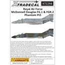 1/72 Xtradecal McDonnell-Douglas FG.1/FGR.2 Phantom Pt 5 (9) FG.1 XV579/…