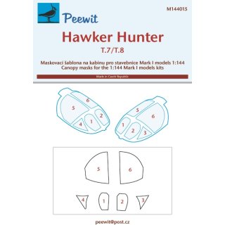 1/144 Peewit Hawker Hunter T.8B/T.8C-two-seat version (designed to be …