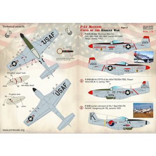 1/72 Print Scale North-American F-51 Mustang 1/72 Part 2 [P-51D]
