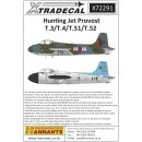 1/72 Xtradecal Replacing X72250 revised. Hunting Jet...