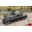 1:35 Dt. Pz.Kpfw.III Ausf.B m. Crew (5)