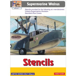 1/72 H-Model Decals Supermarine Walrus Mk.I/Mk.II walkways and stencils