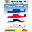 1/72 H-Model Decals Heinkel He-162A-2 in Foreign Service...