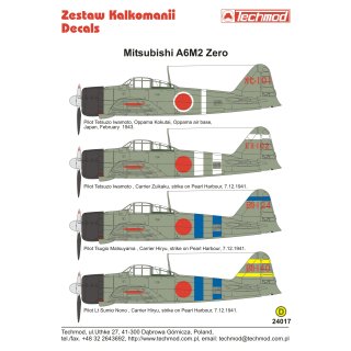 1/24 Techmod Mitsubishi A6M2 Zero