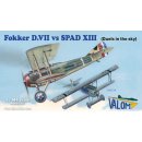 1/144 Valom Fokker D.VII vs. Spad XIII (2+2 in1 box)