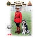 1:16 RCMP Female Officer with dog