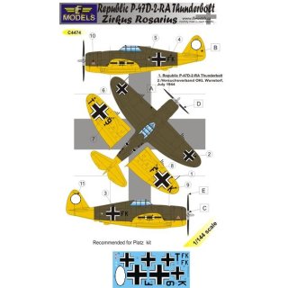 1/144 LF Models Republic P-47D-2-RA Thunderbolt Zirkus Rosarius